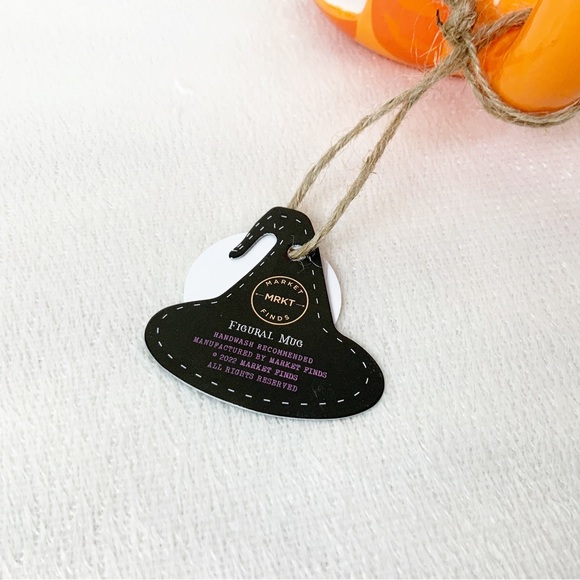 Market Finds 3D Figural Pumpkin Mug Jack O Lantern Halloween Hand Painted - Picture 7 of 8